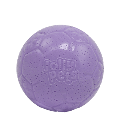 Piłka nożna dla psa, jasnofioletowa, 7,5 cm – Jolly Pets Mini Soccer Ball