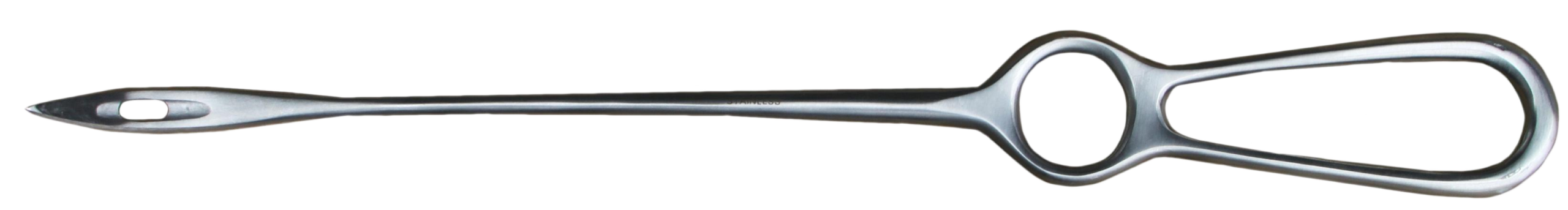 Igła do zakładania taśmy dopochwowej, 30 cm – Génia Buhner