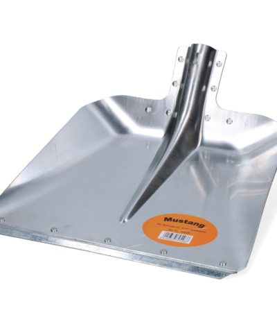 Aluminiowa łopata ze stalowym lemieszem, szerokość 38 cm, bez trzonka – Mustang