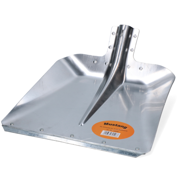 Aluminiowa łopata ze stalowym lemieszem, szerokość 38 cm, bez trzonka – Mustang