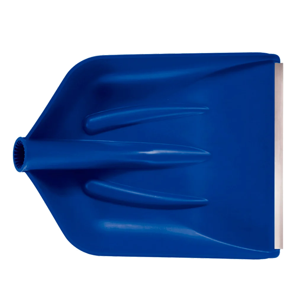 Plastikowa szufla bez trzonka z aluminiową krawędzią przednią – Dimartino Artica 35 Blue - obrazek 1