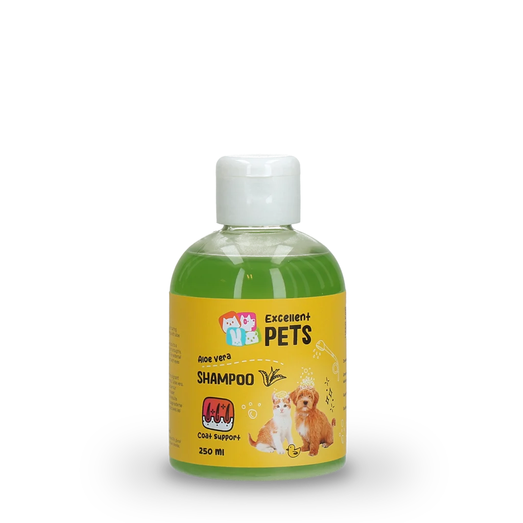 Szampon dla psów z aloesem do skóry wrażliwej, 250 ml – Excellent Pets Shampoo Aloe Vera - obrazek 1