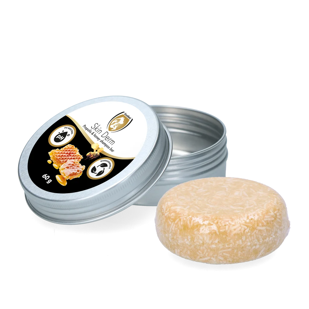 Szampon w kostce z propolisem i miodem, 60 g – Excellent Skin Derm Propolis Shampoo bar - obrazek 1