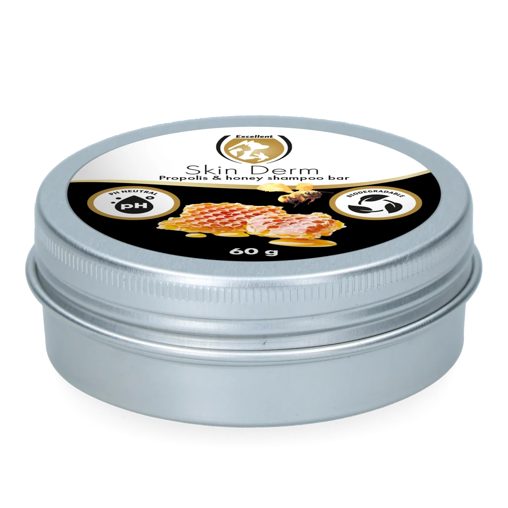 Szampon w kostce z propolisem i miodem, 60 g – Excellent Skin Derm Propolis Shampoo bar - obrazek 3