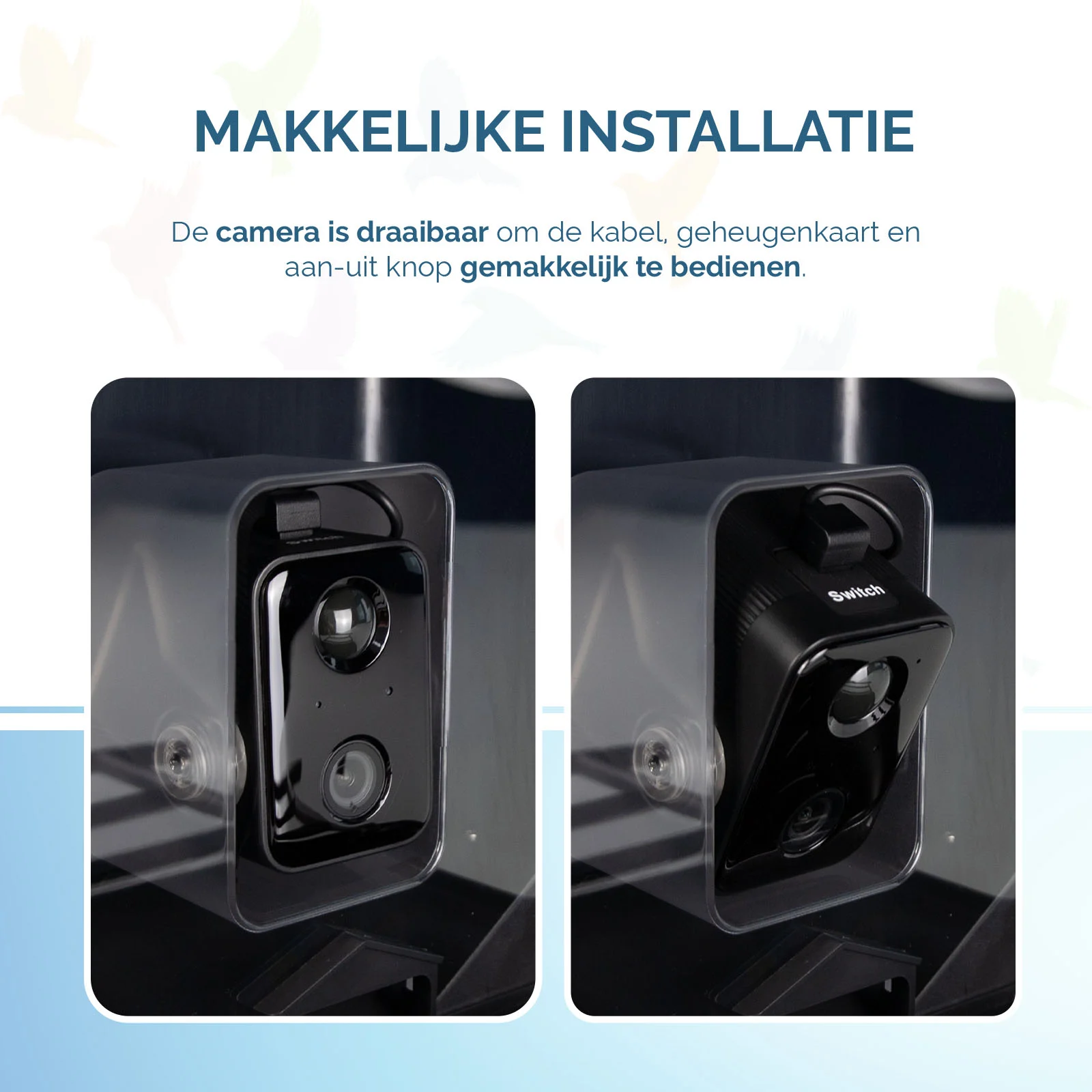 Karmnik z kamerą i panelem słonecznym, 1,5 l – Hofman Animal Care AI Bird Feeder - obrazek 3