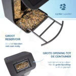 Karmnik z kamerą i panelem słonecznym, 1,5 l – Hofman Animal Care AI Bird Feeder - obrazek 4