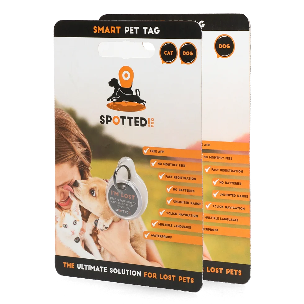 Wodoodporna zawieszka dla psa i kota M – Spotted! Pro - obrazek 3
