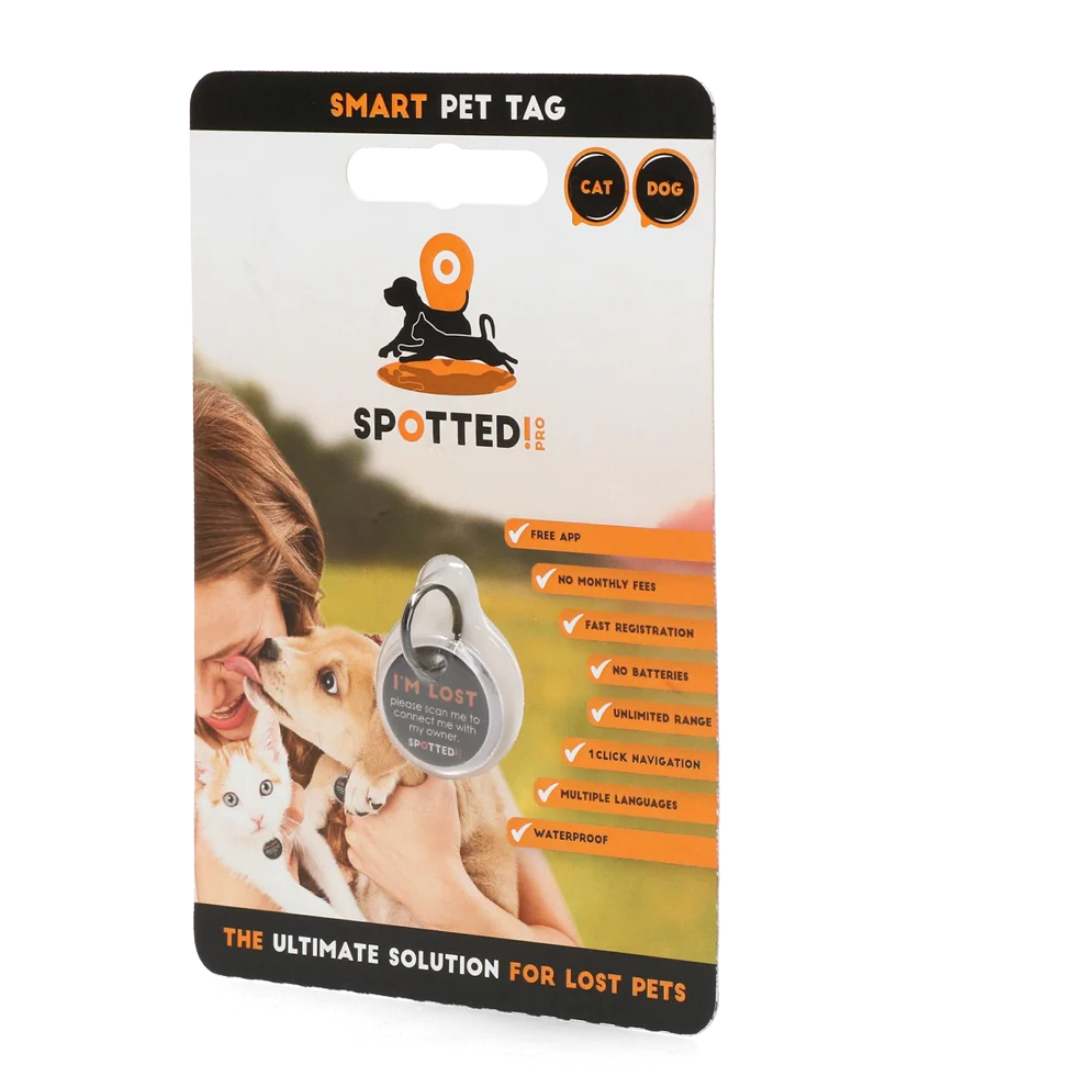 SPOT0009.png Zawieszka dla psa i kota S, wodoodporna – Spotted! Pro - obrazek 1