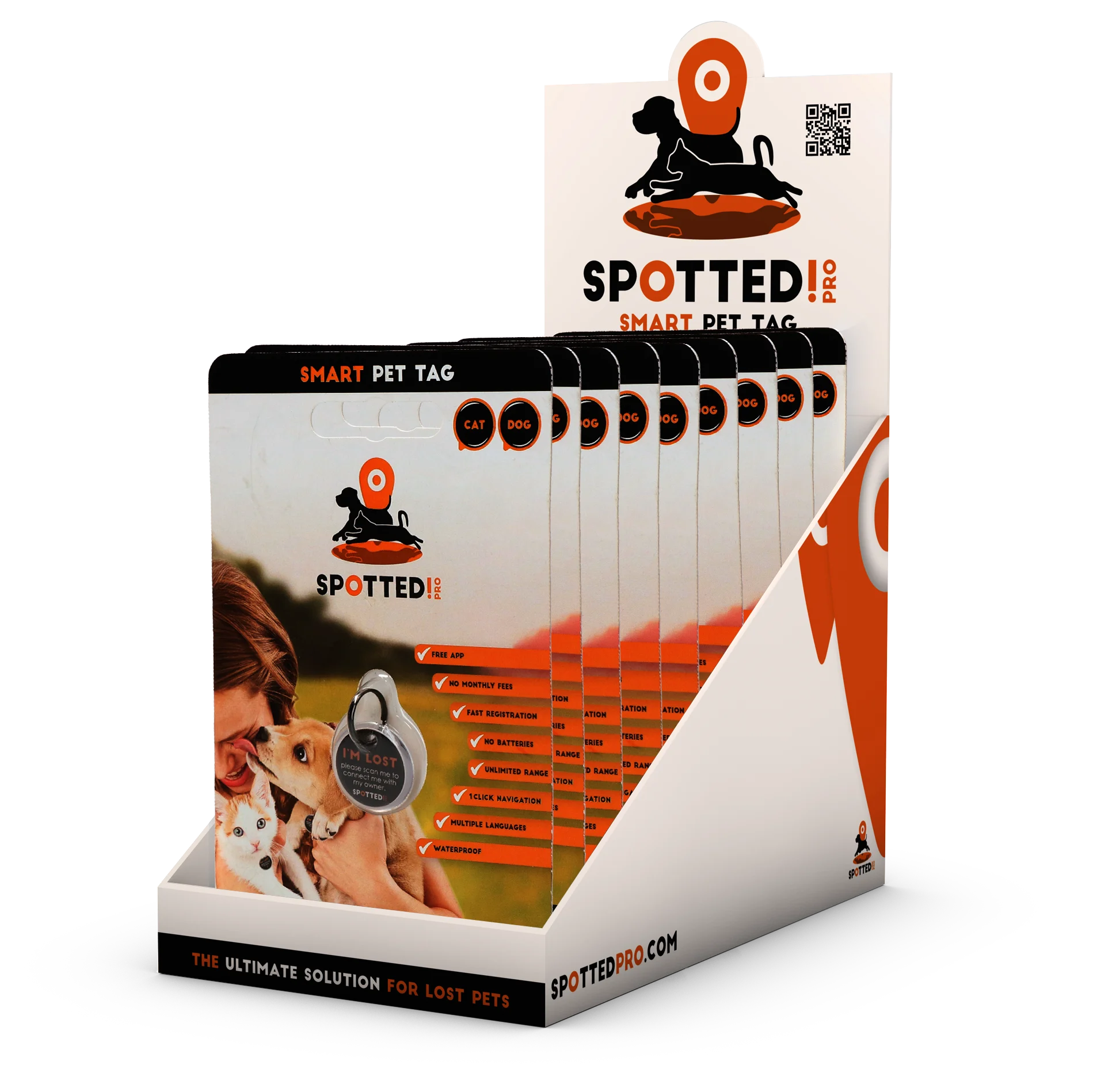 Zawieszka dla psa i kota S, wodoodporna – Spotted! Pro - obrazek 2