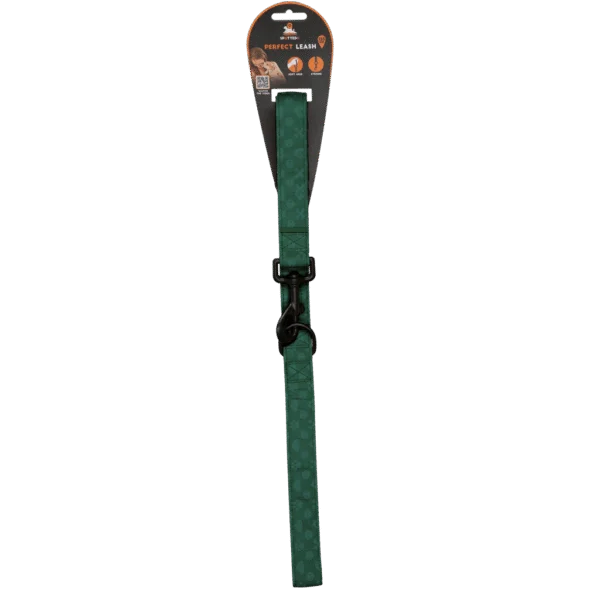 Smycz dla psa z kółkiem D, 120 cm, zielona – Spotted! Pro Perfect Leash
