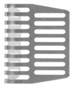 Kratka ze stali nierdzewnej do spoin pionowych, przeciw szkodnikom, 5 cm, 20 sztuk – Spouwsafe - obrazek 4