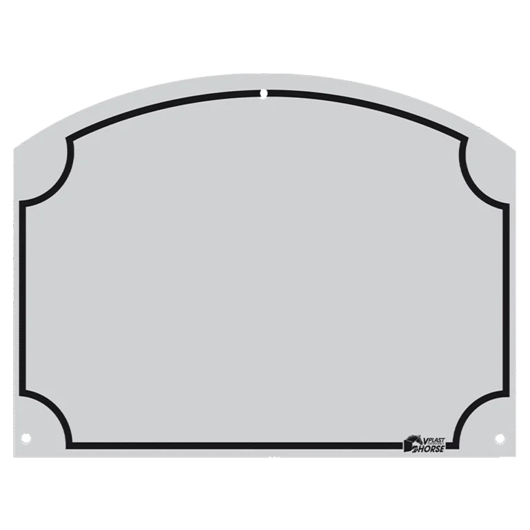 Tabliczka z nazwą boksu z tworzywa ABS 70 x 95 mm – Vplast