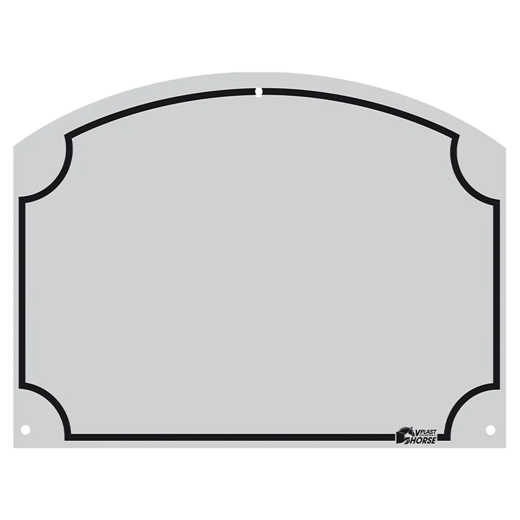 Tabliczka z nazwą boksu z tworzywa ABS 70 x 95 mm – Vplast - obrazek 1