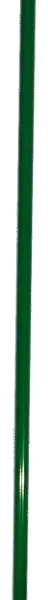 Trzonek z lekkiego metalu 150 cm, zielony
