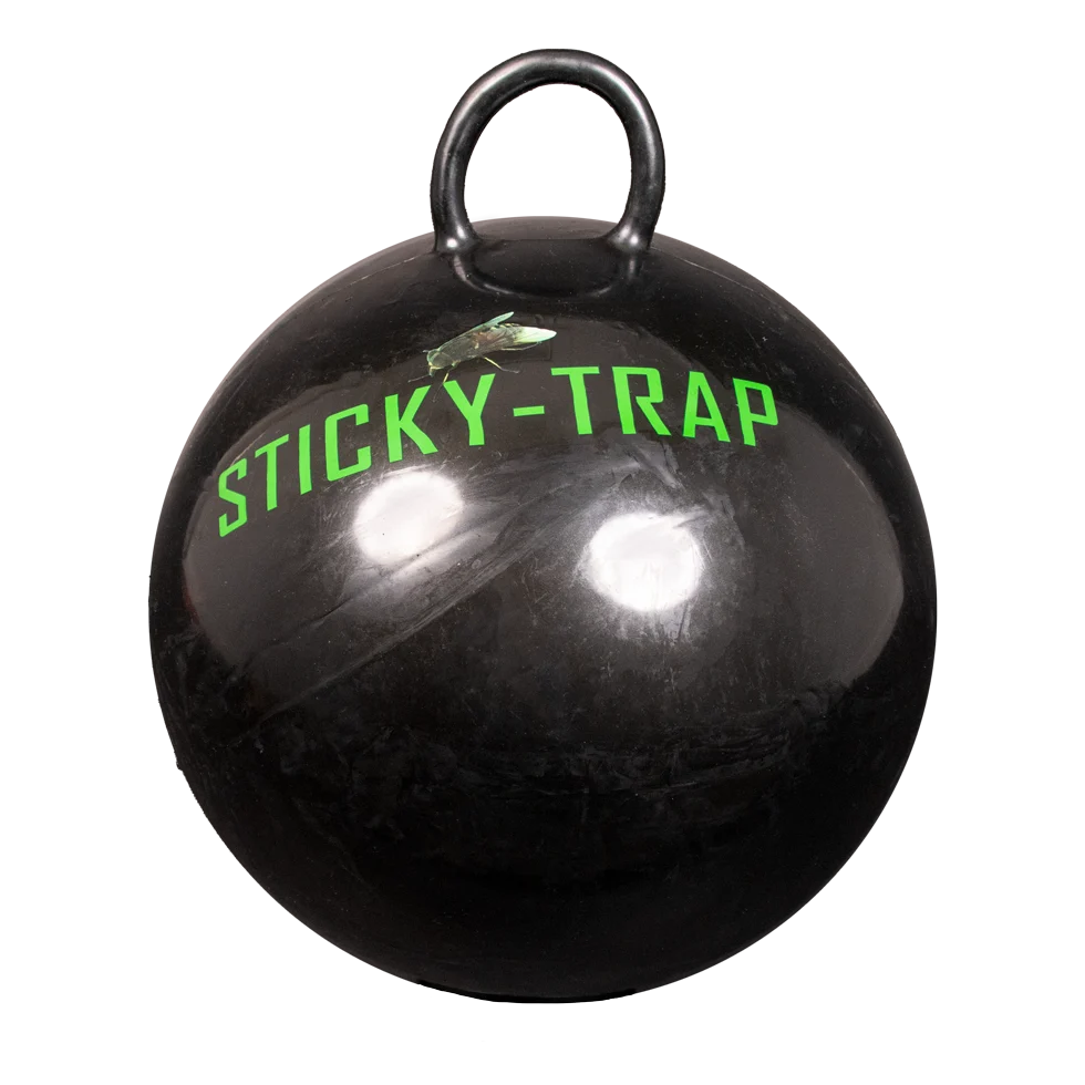STIC50457.png Wisząca kula na muchy końskie, czarna, 60 cm – Sticky Trap Bal - obrazek 1