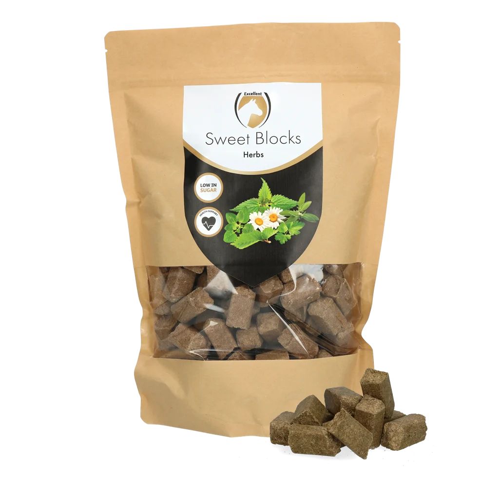 Przysmaki dla koni z ziołami, 1 kg – Excellent Horse Sweet Blocks Herbs - obrazek 1