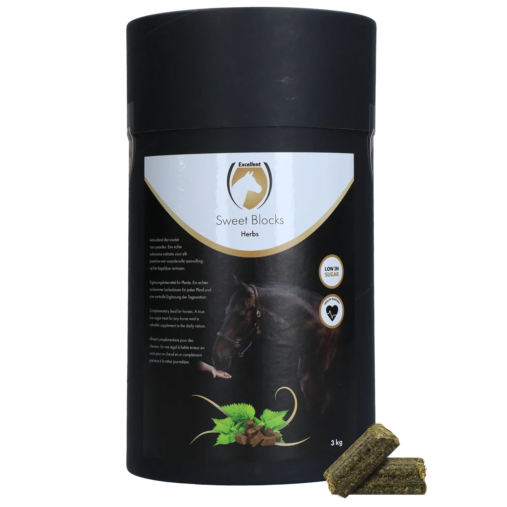 Przysmaki dla koni z ziołami, 3 kg – Excellent Horse Sweet Blocks Herbs - obrazek 1