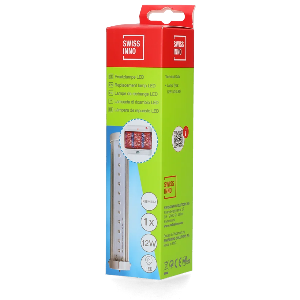 Zapasowa żarówka UVA 12 W, 1 sztuka – Swissinno Insect Destroyer 24W - obrazek 3