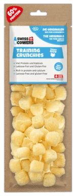 Serowe przysmaki treningowe dla psów, 30 nagród – SwissCowers Cheese Crunchies Training Original