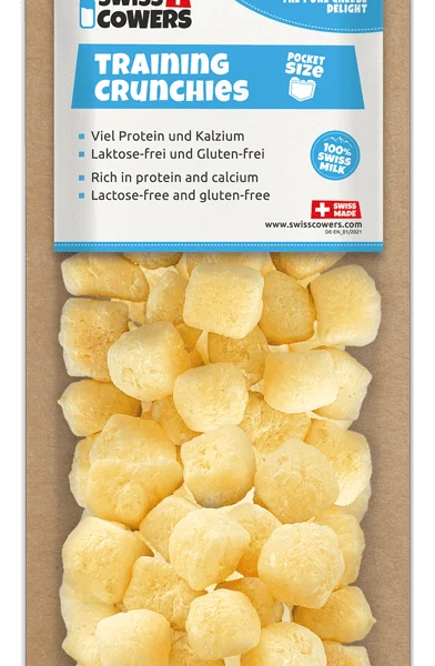 Serowe przysmaki treningowe dla psów, 30 nagród – SwissCowers Cheese Crunchies Training Original