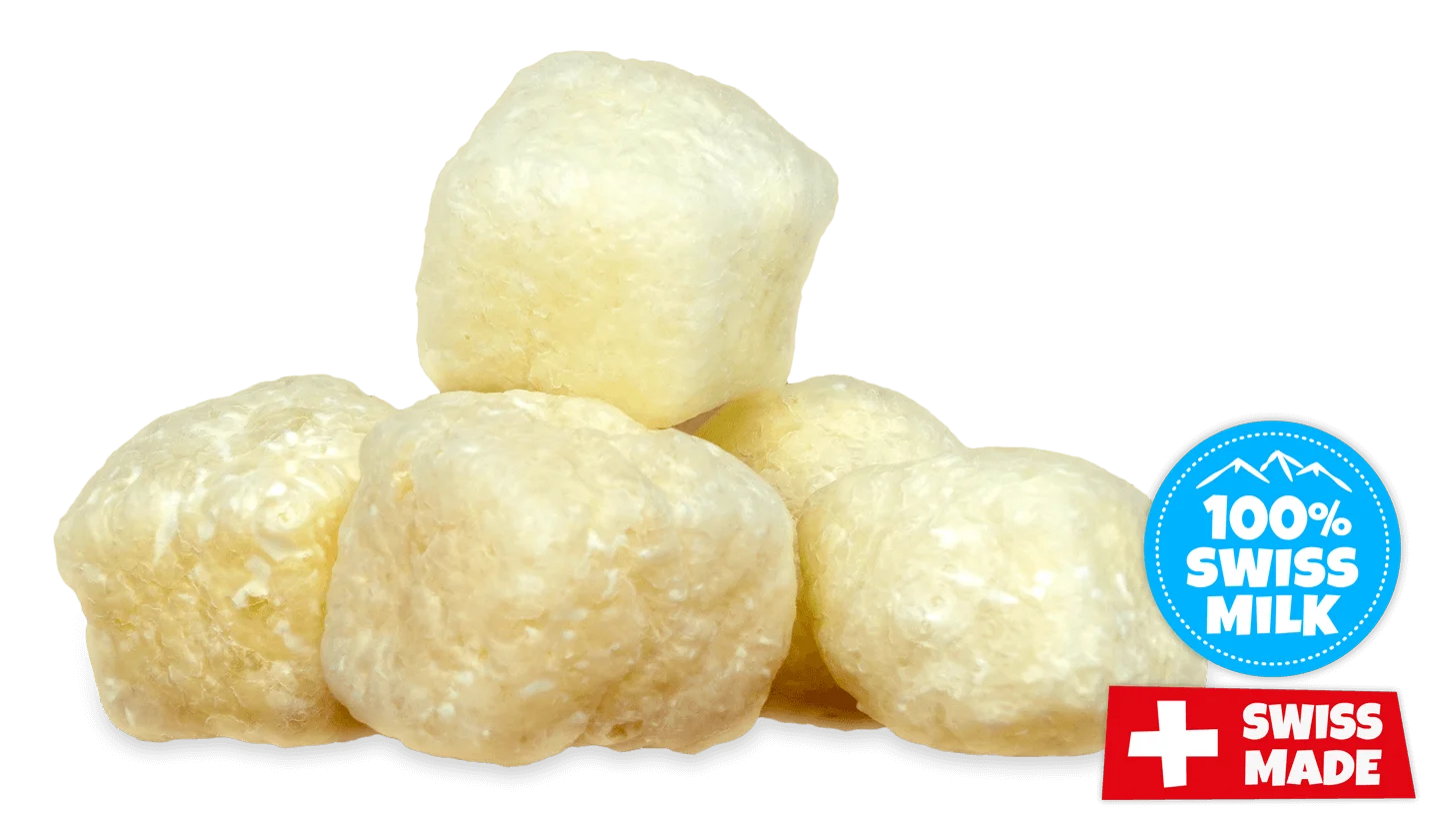 Serowe przysmaki treningowe dla psów, 30 nagród – SwissCowers Cheese Crunchies Training Original - obrazek 2