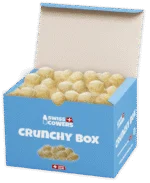 Serowe przysmaki dla psów, chrupiące, 118 przysmaków – SwissCowers Cheese Crunchies Crunchy Box