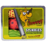 Sardynki, zabawki dla kotów z kocimiętką – Yeowww! Stinkies Catnip Sardines Trio