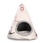 Namiot tipi dla kota z poduszką, 42 x 56 cm – Takara Tipi Cherry Blossom