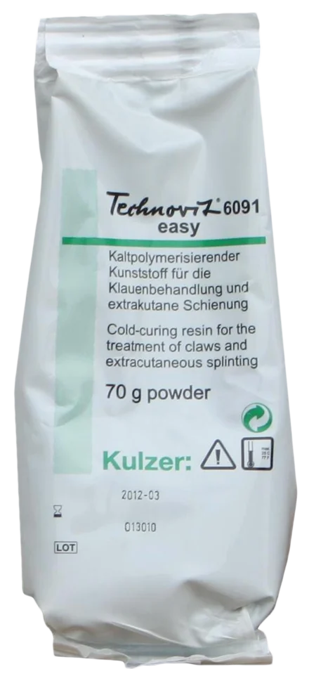Proszek do klocków ortopedycznych 70 g – Kulzer Technovit 6091 Easy - obrazek 1