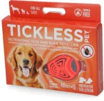 Odstraszacz kleszczy i pcheł dla psa i kota z ultradźwiękami, pomarańczowy – Tickless Pet - obrazek 2
