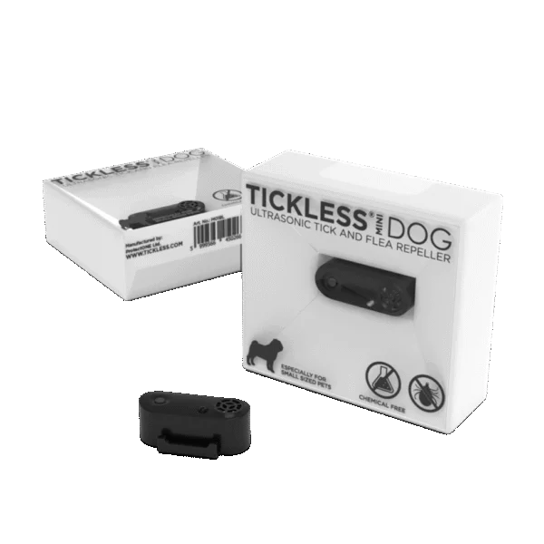 Urządzenie odstraszające kleszcze i pchły dla małych psów, ładowane, czarne – Tickless Mini Dog