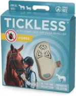 Ultradźwiękowy odstraszacz kleszczy dla koni, beżowy – Tickless Horse - obrazek 2