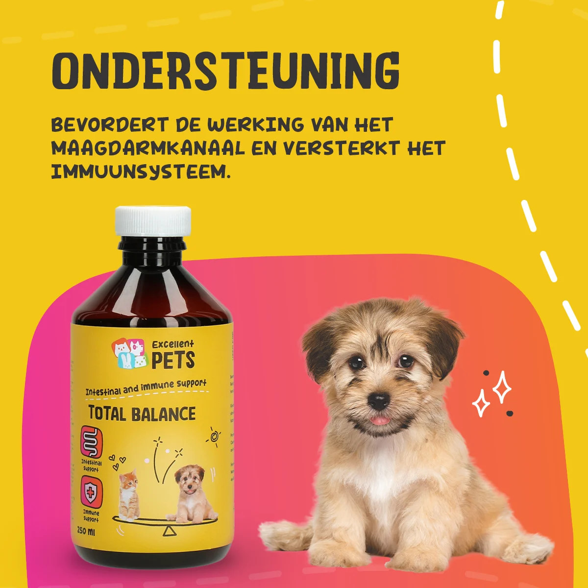 Płynny dodatek paszowy dla psów i kotów, 250 ml – Excellent Pets Total Balance - obrazek 4