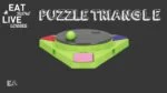 Łamigłówka dla psa na karmę suchą i przysmaki – Eat Slow Live Longer Puzzle Triangle - obrazek 2