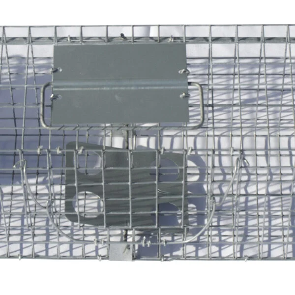 Pułapka żywołowna z ocynkowanej stali na kuny i szczury, 102 x 17 x 20 cm – Hofman Pest Control