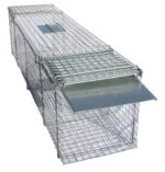 Pułapka przelotowa ze stali ocynkowanej na kuny i szczury, 102 x 20 x 27 cm – Hofman Pest Control