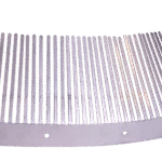 Grzebień okapu ze stali nierdzewnej do dachówek, 1000 mm, wysokość kolców 75 mm – VentiStrip XL75 - obrazek 2