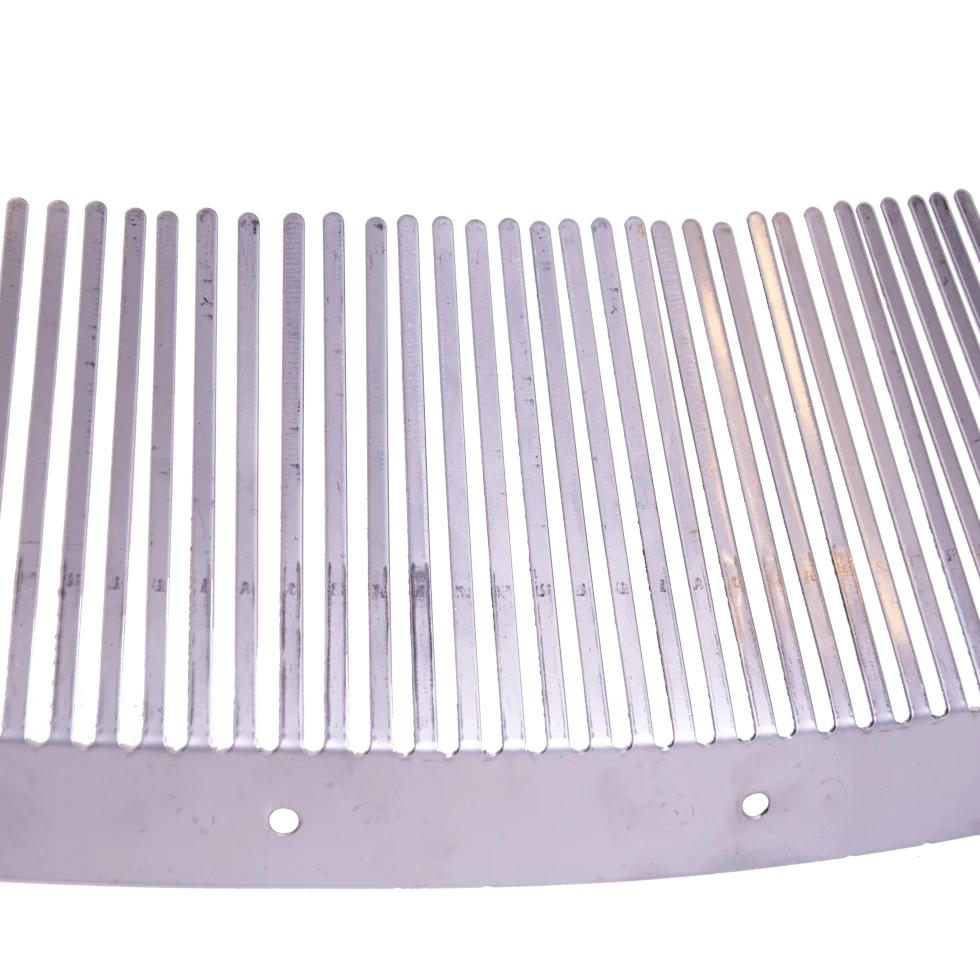 Grzebień okapu ze stali nierdzewnej do dachówek, 1000 mm, wysokość kolców 75 mm – VentiStrip XL75 - obrazek 2