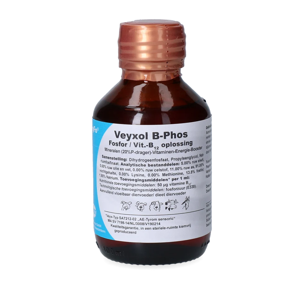 Pasza uzupełniająca dla krów mlecznych z fosforem i witaminą B12, 100 ml – Veyx Veyfo Veyxol B-Phos - obrazek 1