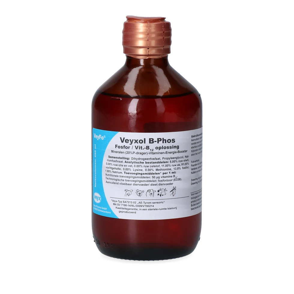 Pasza uzupełniająca dla krów mlecznych z fosforem i witaminą B12, 250 ml – Veyx Veyfo Veyxol B-Phos - obrazek 1