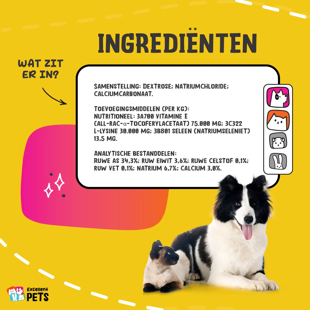Suplement w proszku dla psów i kotów z witaminą E i selenem, 250 g – Excellent Pets Vitamin E+ - obrazek 4