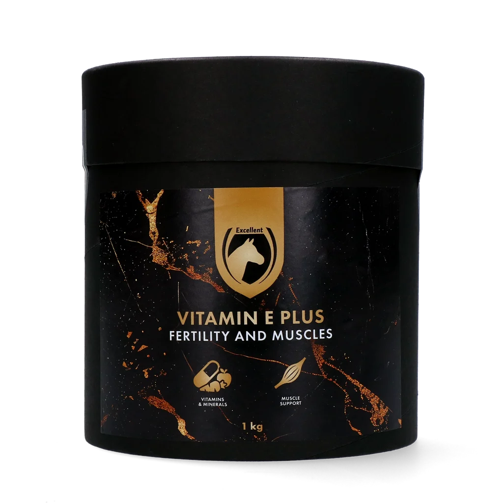 Suplement z witaminą E dla koni z lizyną i selenem, 1 kg – Excellent Horse Vitamin E Plus - obrazek 1