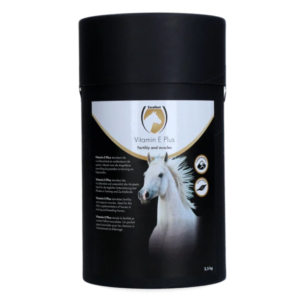 Suplement witaminy E dla koni z lizyną i selenem, 2,5 kg – Excellent Horse Vitamin E Plus