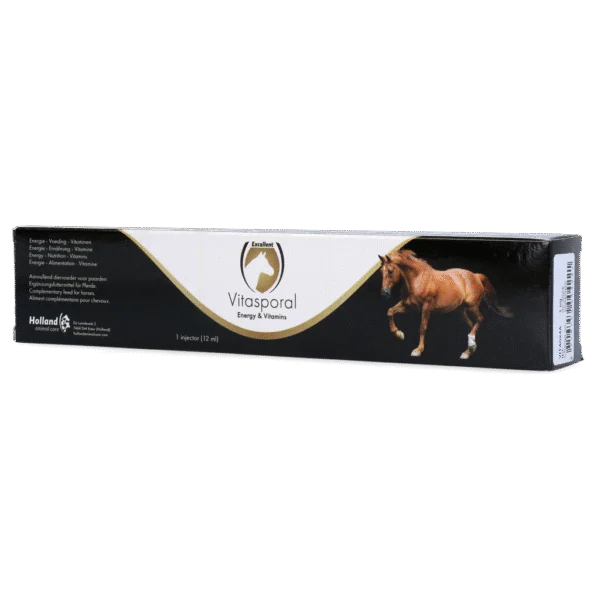 Suplement energetyczny dla koni z witaminami A i D, 12 ml – Excellent Horse Vitasporal