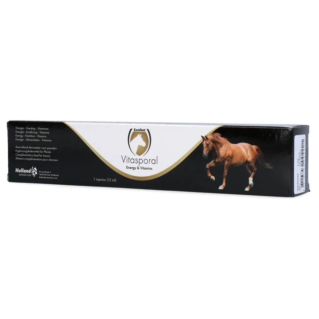 Suplement energetyczny dla koni z witaminami A i D, 12 ml – Excellent Horse Vitasporal - obrazek 1