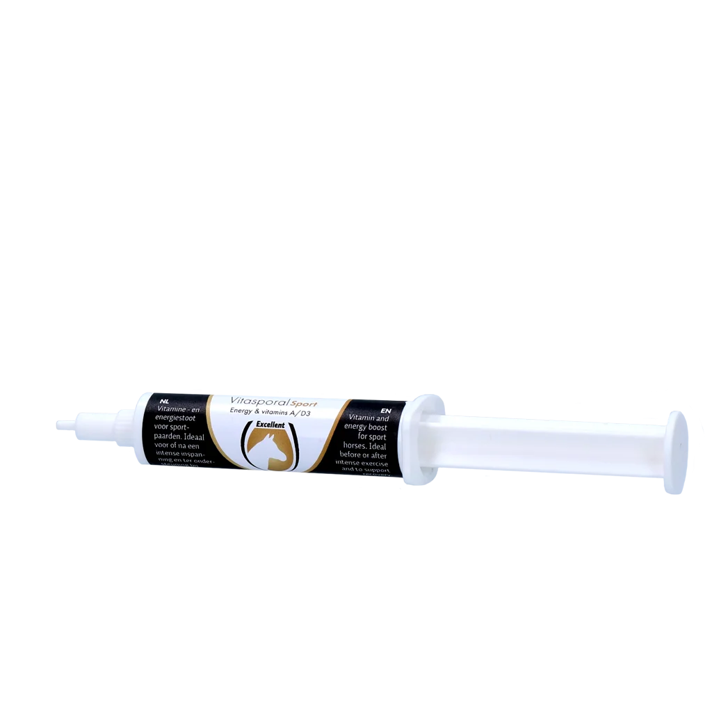 Suplement energetyczny dla koni z witaminami A i D3, 12 ml – Excellent Horse Vitasporal Sport - obrazek 2