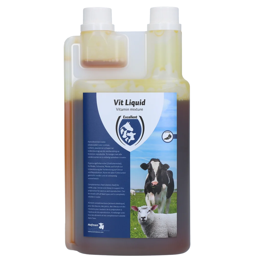 Multivitamina dla koni, płyn, 1 l – Excellent Vit Liquid - obrazek 1