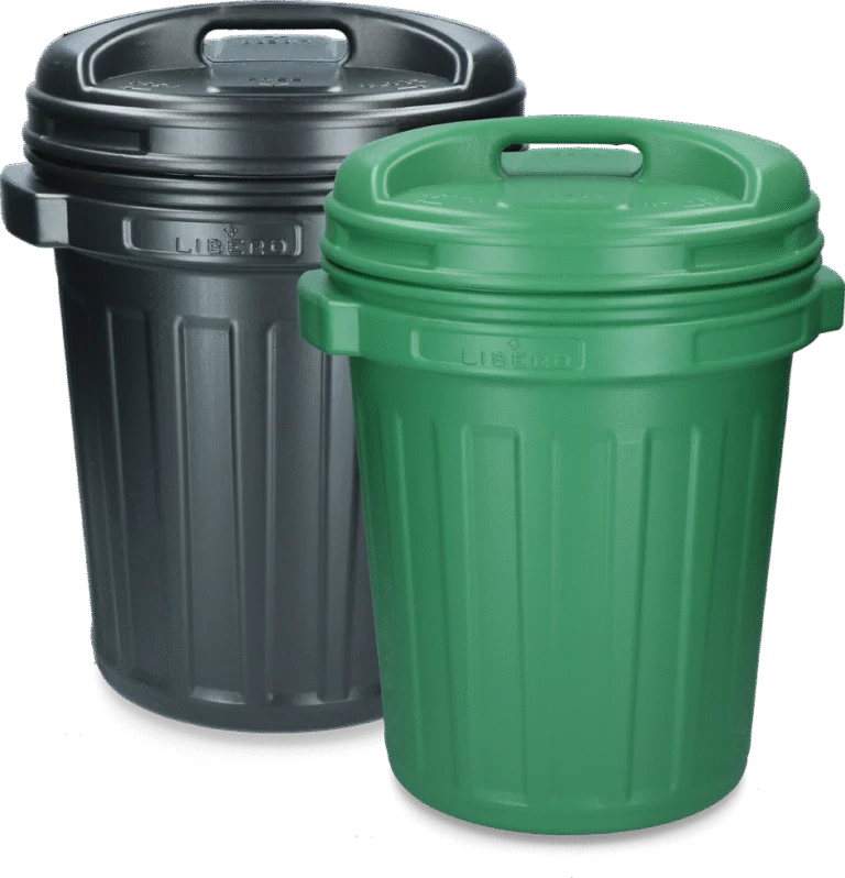 Pojemnik na paszę z zamknięciem obrotowym, 40 l, zielony