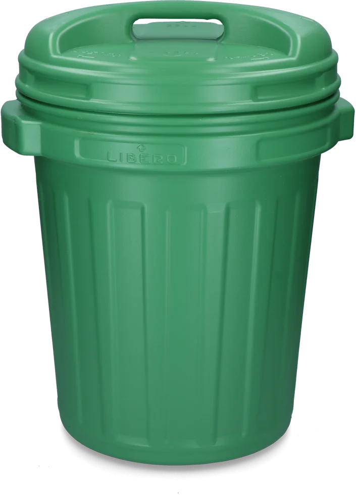 Pojemnik na paszę z zamknięciem obrotowym, 40 l, zielony - obrazek 2
