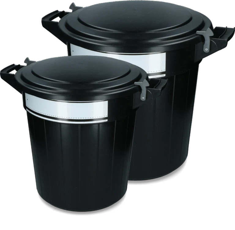 Pojemnik na paszę z pokrywą i zamknięciem, 40 l – Vplast